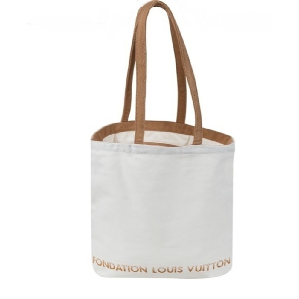 Louis Vuitton Fondation Canvas Bag White
